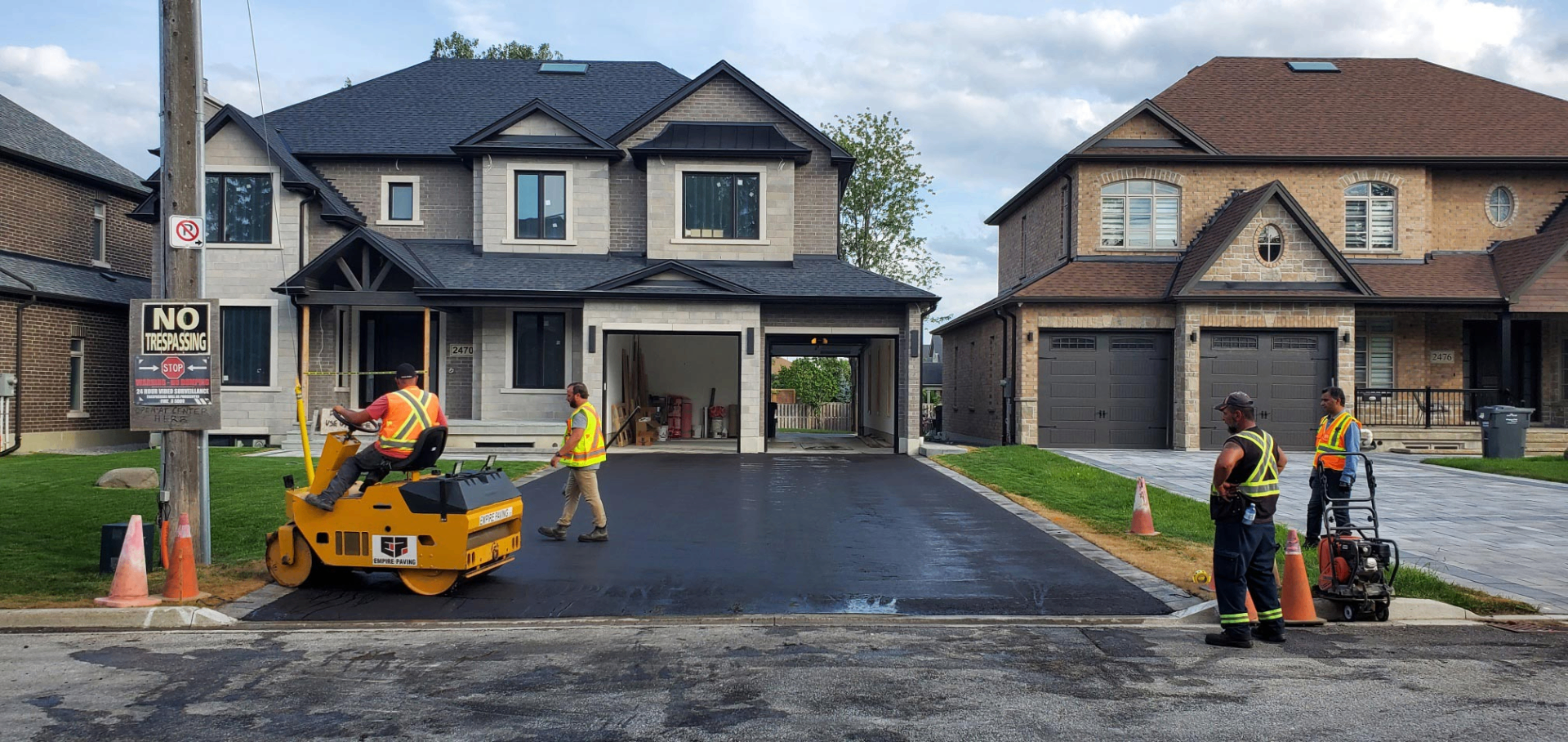 Professional asphalt paving service